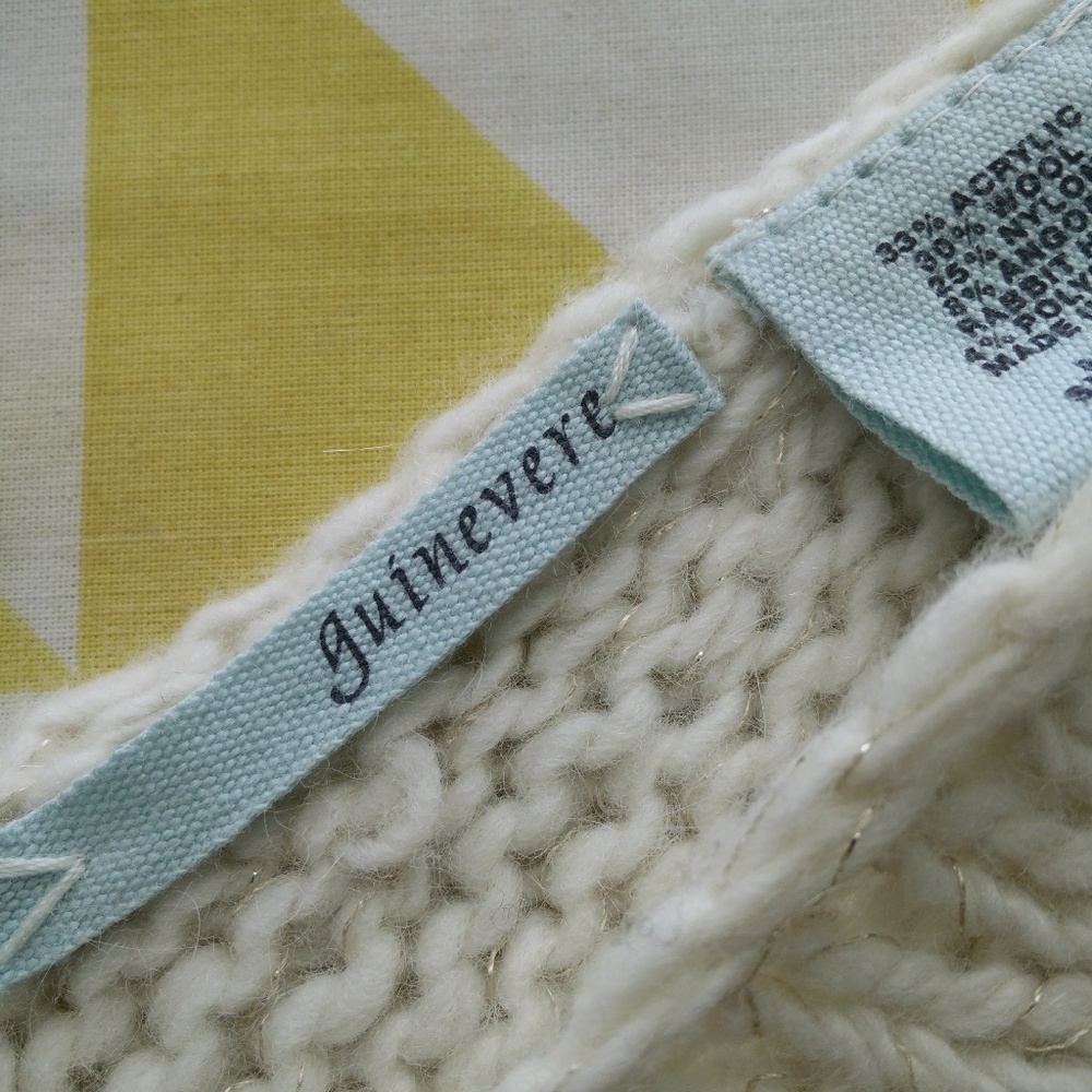 Anthropologie GUINEVERE Wool/Angora Sweater Small - Picture 7 of 7